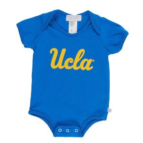 UCLA Infant Script Romper Blue